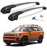 HmmtyRack 300lbs Lockable Roof Rack Cross Bars Compatible with 2024 2025 2026 Hyundai Santa Fe & Santa Fe Hybrid with Raised Side Rails (Not for SE), Aluminum Heavy Duty Crossbar Luggage Accessories