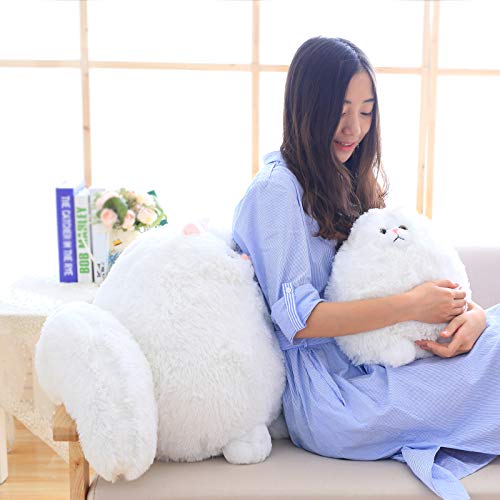 Image of Winsterch Giant Cat Stuffed Animal,Big Stuffed Animal 20 Inches Plush Cat Animal Baby Doll Birthday Gifts for Kids,Boys,Girls,Large Fluffy White Stuffed Cat Plush Toy