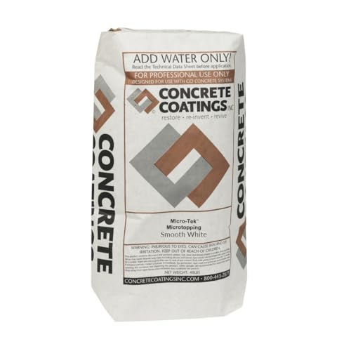 CC Concrete Coatings MicroTek Smooth Grade | White | 40