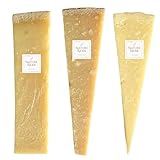 チーズセット イタリア産 チーズアソート 3種 (ペコリーノ ロマーノ、パルミジャーノ レッジャーノ、グラナ パダーノ） 切りたて Italian Cheese Set Handcrafted Artisan Freshly Cut Cheese Assorted (PECORINO ROMANO, PARMIGIANO REGGIANO, GRANA PADANO)