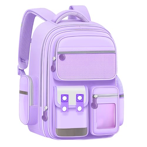 Image of Storite School Backpacks for Girls Stylish Bags for Girls Kids 7-12 Years Old Cartoon Water Resistant Backpack Durable Burden Relief School Bag Birthday