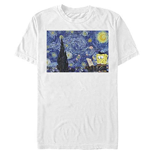 Tee shirt Homme Nickelodeon à motif imprimé effet peinture artistique coloré