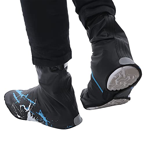 Cubiertas impermeables para calzado de ciclismo al aire libre, color azul, talla XL (EUR 45-47), para hombre miniatura 2