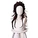 Produktbild Ani·Lnc Kamado Tanjirou Frauen lange Perücke Cosplay Kostüm Hitzebeständige synthetische Haare Party Perücken