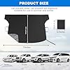 Eamefia Windshield Cover for Ice and Snow,New Upgraded Heavy Duty 600D Windshield Snow Cover,Extra Large Size (75"x45"),Windproof Winter Frost and Deicing Awning Suitable Fzor Cars, Trucks, SUVs #5