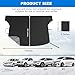 Eamefia Windshield Cover for Ice and Snow,New Upgraded Heavy Duty 600D Windshield Snow Cover,Extra Large Size (75