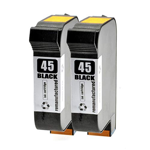 Logic-Seek 2 Tintenpatronen kompatibel mit HP 45 51645AE - 2X Schwarz Logic-Seek 2 Tintenpatronen kompatibel mit HP 45 51645AE - 2X Schwarz