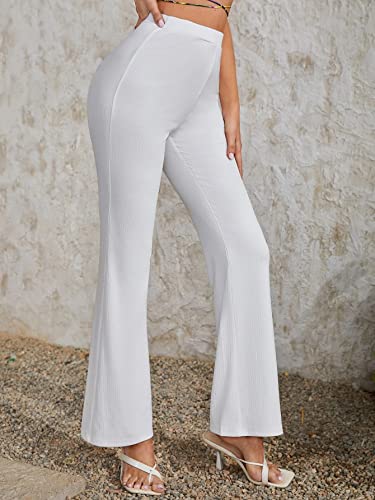 Image of Leriya Fashion Women's Stretch Fit Mid Rise Western Ribbed Stretchable Trousers || Casual Wear Jogging Wear || Sweatpants || Lightweight Wear.