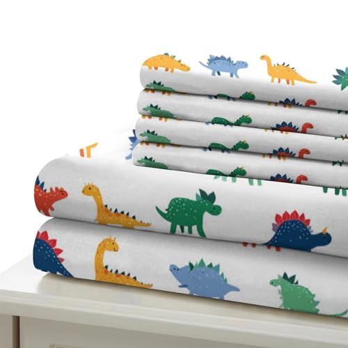 Housse de couette dinosaure 3D en microfibre douce pour lit enfant - 7