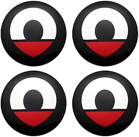 4 Pcs Wheel Centre Caps for Smart #5 Brabus 2025 2026, Hubcap Stickers Self-Adhesive Wheel Badges Waterproof Hub Centre Emblems Protective Rim,50MM