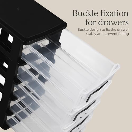 Gain de place pour petits objets avec l'armoire de rangement plastique transparente