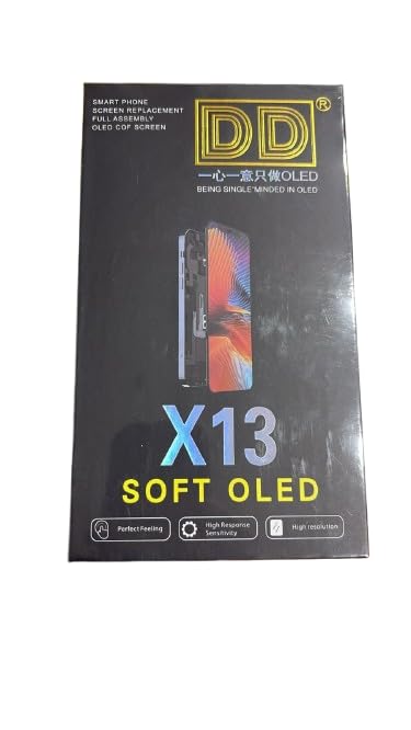 Image of DD Display Compatible for iPhone 13 (Soft OLED) Screen Assembly with Touch Digitizer Full LCD Combo | High Brightness | Sensitive Touch | Black