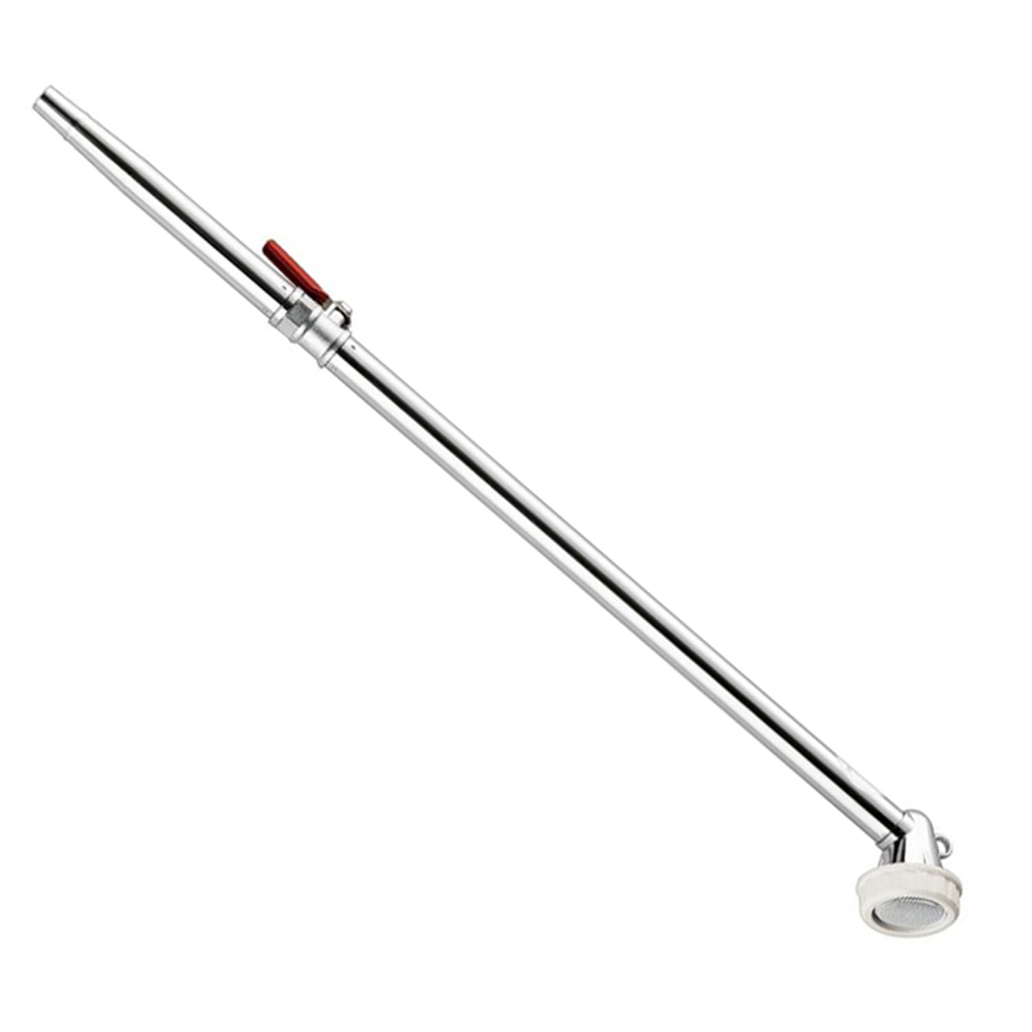Geosism & Nature Lance Japonaise en Laiton chromé Mizumaki pour l'irrigation avec Robinet pour Plantes et bonsaï, 570 mm