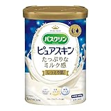 バスクリンピュアスキン入浴剤 しっとり肌600ｇ(約30回分) スキンケアにごりタイプ