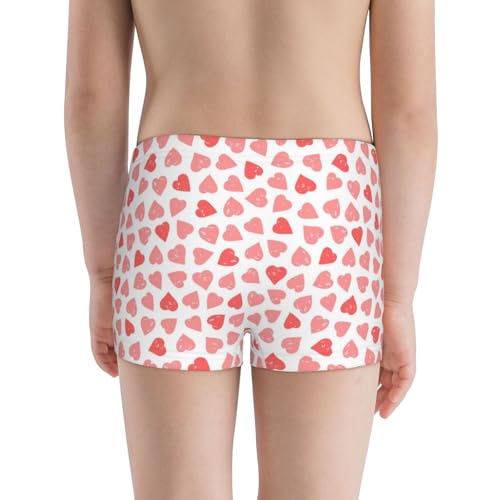 Boys' Cotton Boxer Brief Soft Underwear-Hearts3