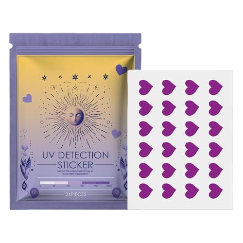 Calcomanías de detección UV - Calcomanías solares UV | Calcomanías recordatorias de protector solar, calcomanía UV solar, parches de bloqueo solar, calcomanías de protección solar para protección UV