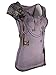 Archaic by Affliction Women's T-Shirt Tainted Lover L Purple
