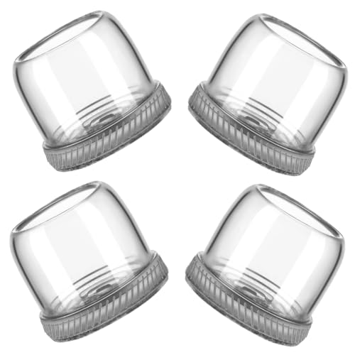DIYEAH 4 Fundas De Base Antideslizantes para Patas De Silla Almohadillas Rectangulares De Silicona para Proteger Las Patas De Los Muebles De Comedor De Arañazos Fundas De Gel De