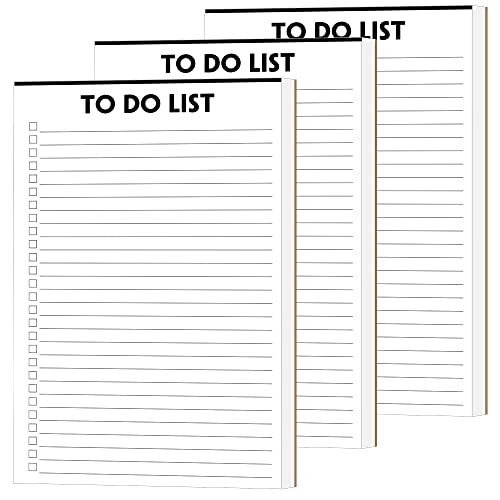 Bloc de notas de lista de tareas para organizar tu escritorio y planificar tu día en casa