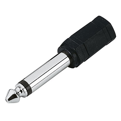 Adam Hall - Adaptateur Jack 3,5 mm mono femelle vers Jack 6,35 mm mono mâle Cover