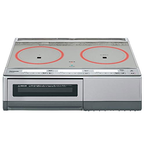 [予約]パナソニック 据え置き IHクッキングヒーター 2口IH 右IHオールメタル対応 単相200V KZ-E60KM 据置タイプ 幅60cm シルバー 41qtv8zmfwL.jpg