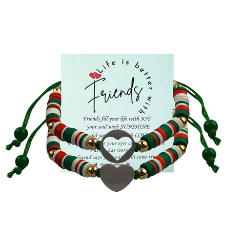 Image of KIDZVEFUN Mother Daughter Bracelets, Matching Bracelets for Mommy Daughter Son Friend Ship Christmas Day Presents Touch Permanent Gift Mother's Day