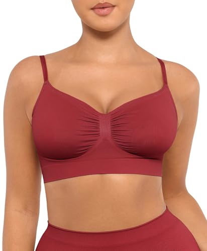 Image of FeelinGirl Bralettes for Women with Support Comfortable Bras No Underwire Seamless Everyday Bras