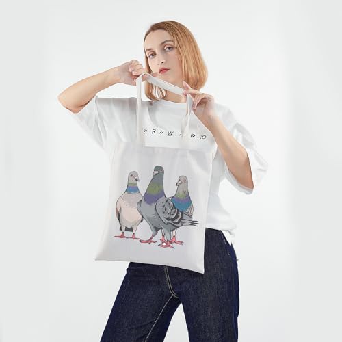 Bolso tote PWHAOO Three Pigeons para mujer miniatura 5
