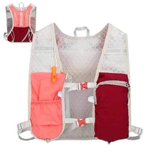 Gilet d'hydratation léger pour courir sans ballottement avec gilet de poitrine réfléchissant