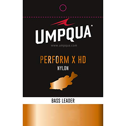 Umpqua Perform X HD Nylon Bass Leader 10LB 8'
