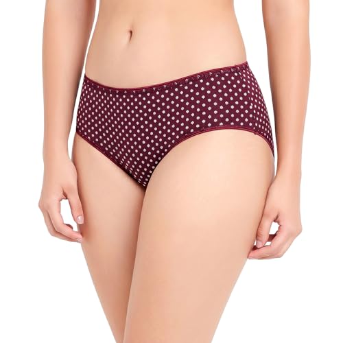 Image of juliet Cotton Hipster Premium Panties Set of 5 Full Coverage Stretchable Fabric
