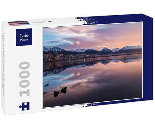 Lais Puzzle Panoramica della Città di Ushuaia in Argentina all'alba. 1000 Pezzi