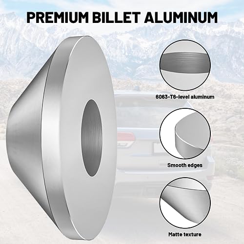 Image of Manual Tire Changer Centering Cone,Wheel Balancer Hold Down Cone for 1.67 inch Diameter Center Post Car Truck,Upgrade 6063-T6 Billet Aluminum