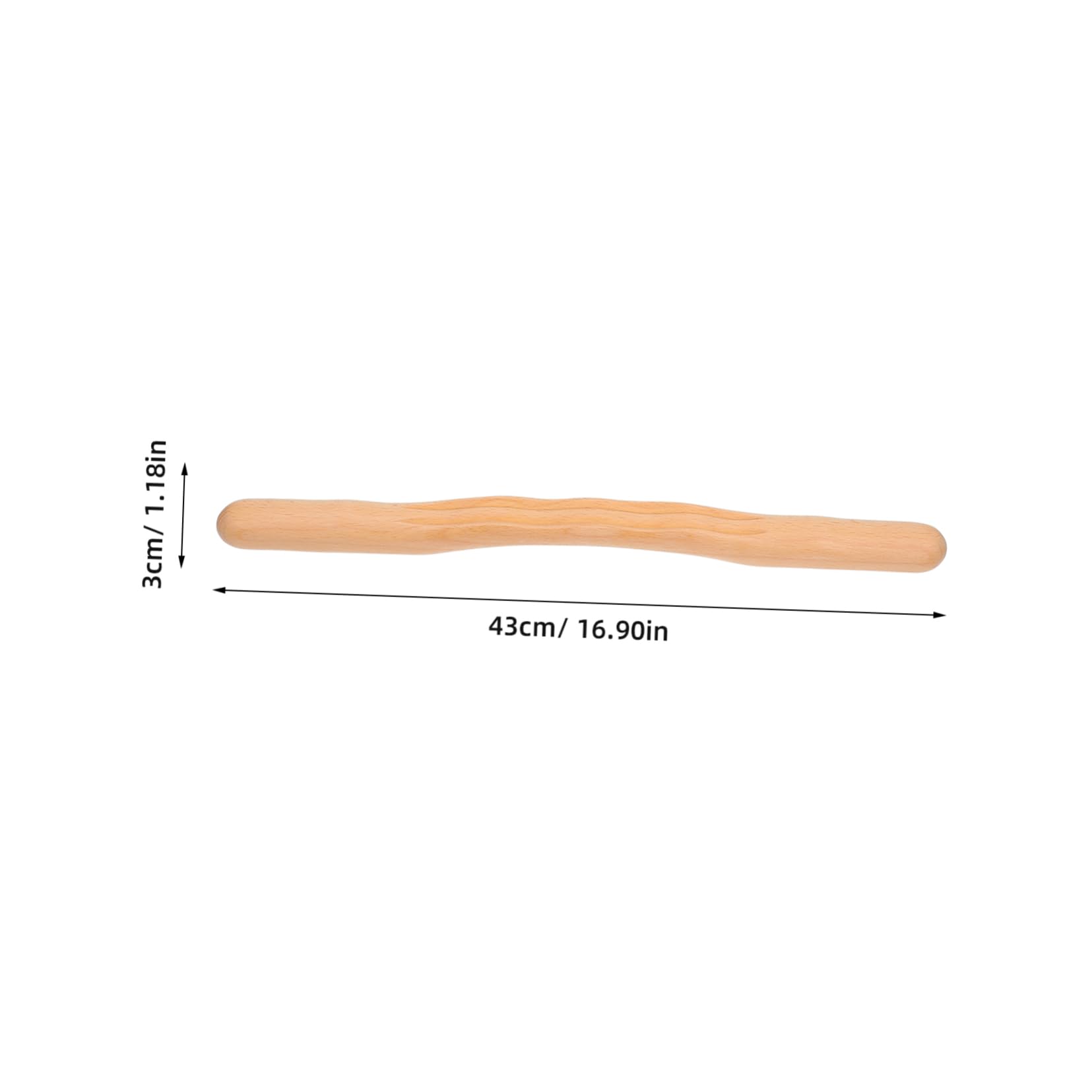 4piezas Herramienta De Masaje De Madera Cuerpo Barra De Masaje Práctica y Herramienta De Para Relajar Músculos Casa y De