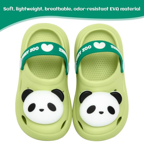 Image of Toddler Little Kids Clogs Slippers Sandals, Non-Slip Girls Boys Clogs Slide Lightweight Garden Shoes Slip-on Beach Pool Shower Slippers