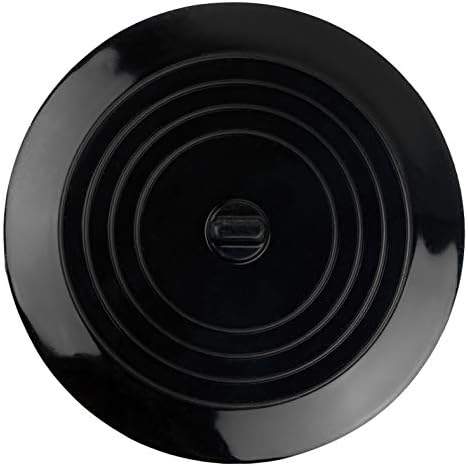 Uniwersalny korek, 1 sztuka, szary, Ø 13 cm, TPR korek do odpływu prysznicowego z przyssawką, korek do wanny do Ø 90 mm, korek odpływowy do wanny, prysznica, umywalki, zlewozmywaka, gospodarstwa domowego