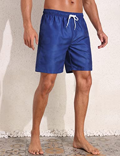unitop Mens Swim Trunks with Compression Liner 7" Quick Dry Board Shorts Swimwear Bathing Suit with Pockets4