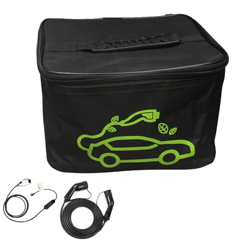 Bolsa De Almacenamiento De Cables De Carga De Automóviles | Caja De Organizador De Cable De EV Impermeable | Bolsa De Cable De Puente De Servicio Pesado Para Herramientas, Cables Y Mangueras | Accesor