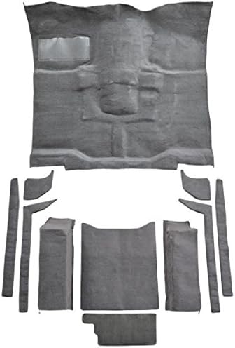 ACC Automotive Carpet Compatible with 1987 to 1995 Jeep Wrangler, Complete Kit (801-Black Plush Cut Pile)