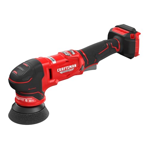 CRAFTSMAN 3 in. Dual Action Buffer Polisher V20 Brushless Cordless Orbital Polisher Variable Speed Tool Only (CMCE130B)