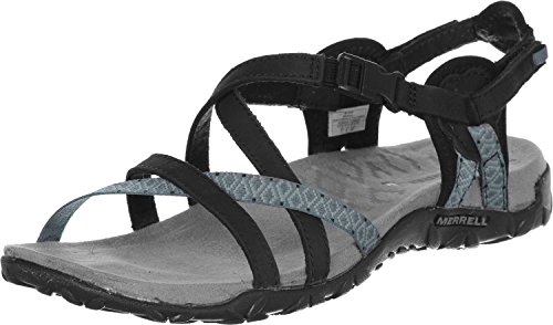 Merrell womens Terran Lattice II Sandal Black 6 M US Merrell womens Terran Lattice II Sandal Black 6 M US