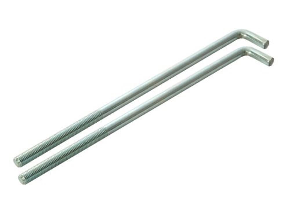 Faithfull 350Mm 14-Inch External Building Profile Bolts (2 Pieces)