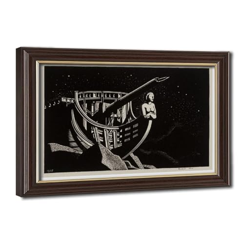 Impression d'art impérissable Rockwell Kent, affiche sur toile avec cadre de qualité