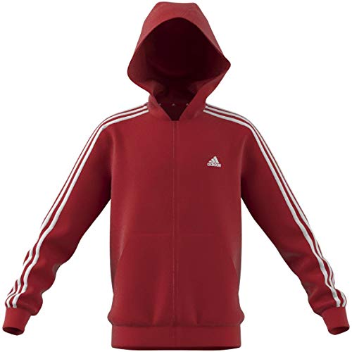 Adidas B 3s Fz Hd, Felpa con Cappuccio Bambini e