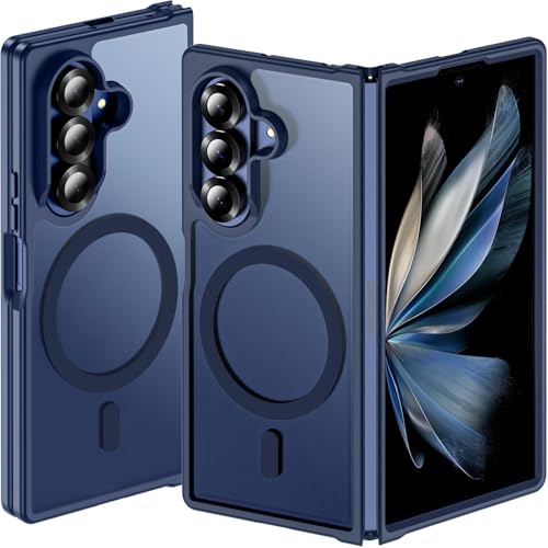 [MagSafeΉEw[] Samsung Galaxy Z Fold7 SC-56F/SCG34 P[X MagSafeΉ HILEGENER Samsung MNV[ZtH[h7 5G P[X }Olbg  ϏՌ ČRMILK