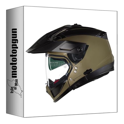 Casque intégral Nolan N70-2 X noir mat taille M crossover pour trail