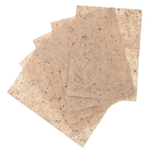 EXAOMBLE Papel de Decoupage 20 Hojas Hechas a Mano de Morera 27X20 CM para Dibujo y Escritura en Manualidades para y Adultos
