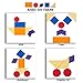 192 Pcs Magnetic Letters Numbers 9 Color(With Pattern Blocks,Symbols) Foam Set, Alphabet Magnets Gift for Preschool Kids Children Toddler Educational Fridge Refrigerator Toy, Classroom School Learning