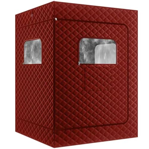 KASUE Upgraded 2 Person Portable Infrared Sauna Box Indoor, Outdoor,