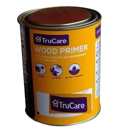 Image of Asian Wood Primer, White, Smooth Finish, Interior & Exterior, Solvent Thinnable. (0.5 Liters)